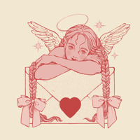 Image 2 of Sticker - Cupid's Letter