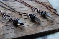 Image 4 of O-Ring Crystal Necklaces in Copper