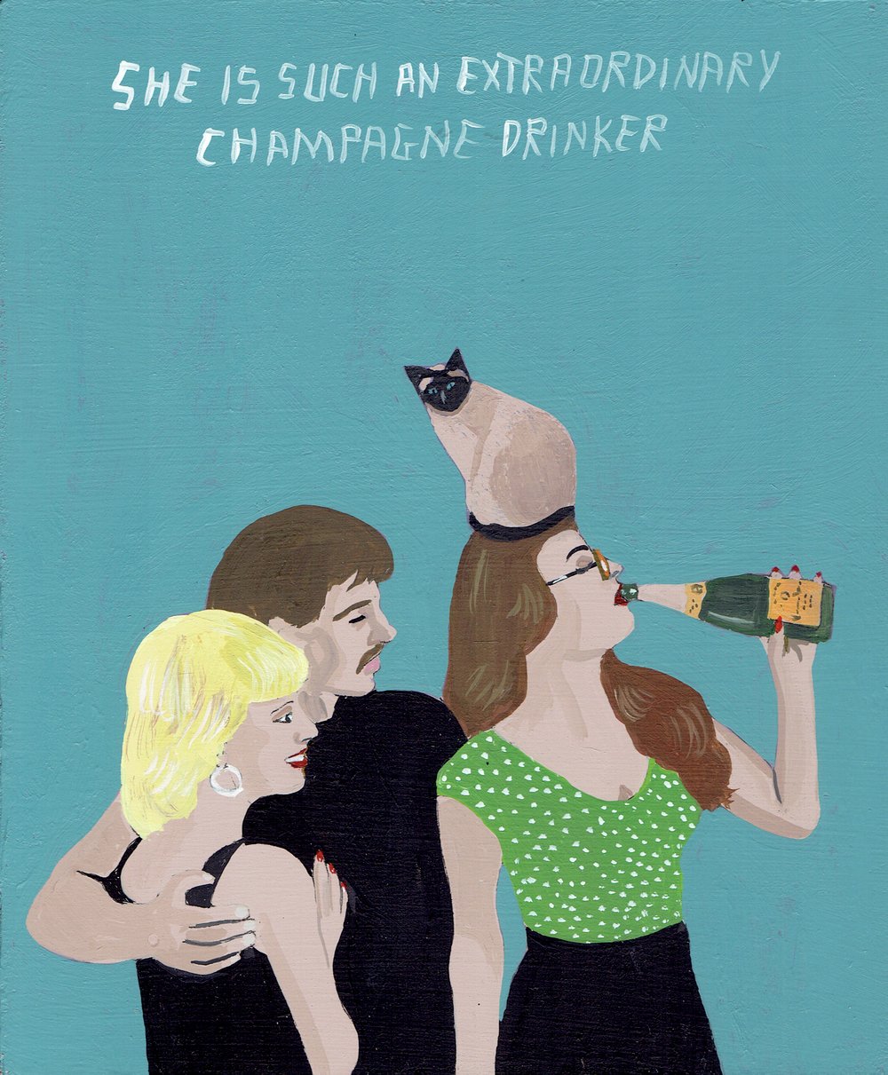 Image of THE CHAMPAGNE DRINKER