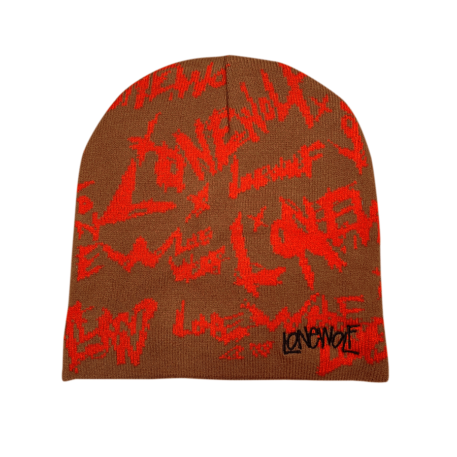 Image of Lonewolf Beanie in Brown