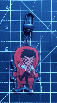 Image 4 of Dracule Mihawk OP Double sided Acrylic keychain
