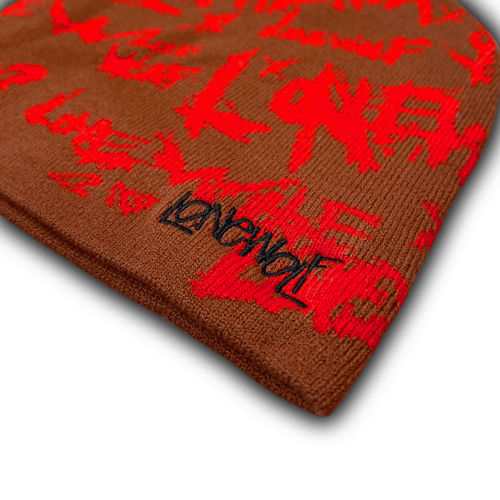 Image of Lonewolf Beanie in Brown