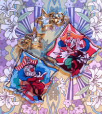 Image 1 of Buggy the Genius Jester OP Double sided Acrylic keychain