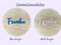 Image 1 of Personalised Dinosaur Wall Decoration