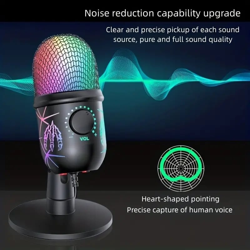  HarmonyVoice Pro USB Condenser Microphone