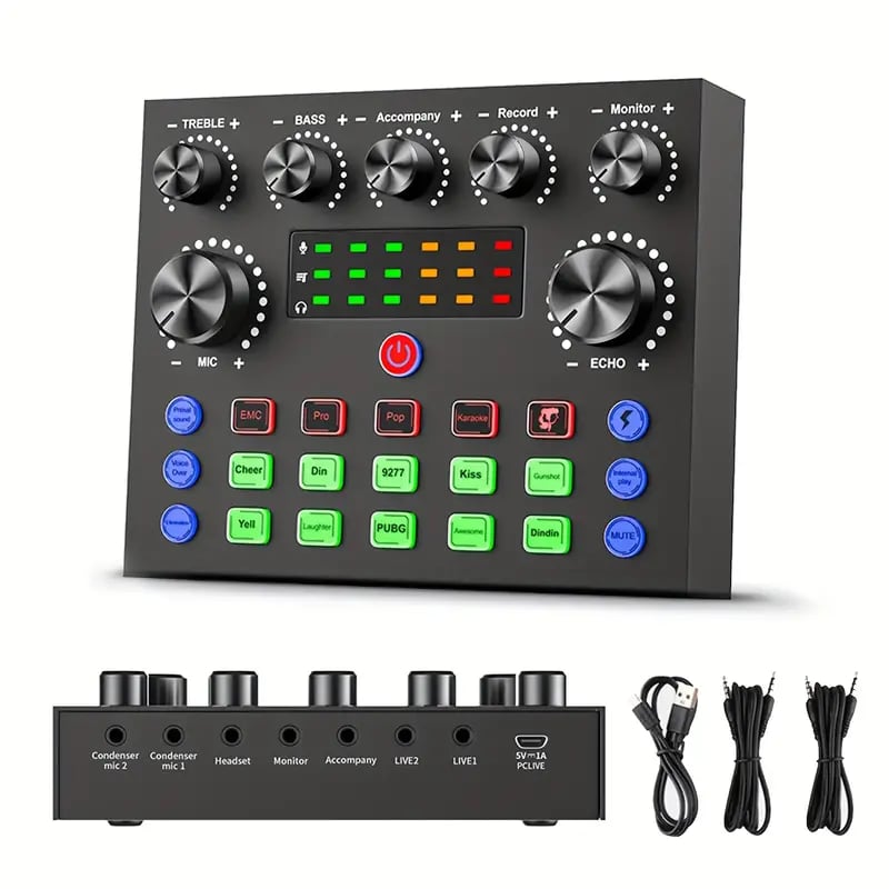  SonicShift V8S Sound Card with Voice Changer Effects