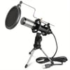 AuraWave USB Condenser Microphone Set