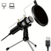 AuraWave USB Condenser Microphone Set