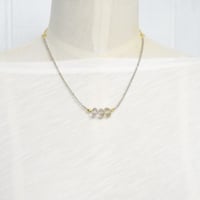 Image 2 of Moss Amethyst Labradorite Necklace 14kt Gold-filled