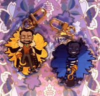 Image 1 of Mr. Crocodile OP Double sided Acrylic keychain