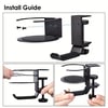 GameSync Deluxe Headphone Hanger Stand & Drink Cup Holder