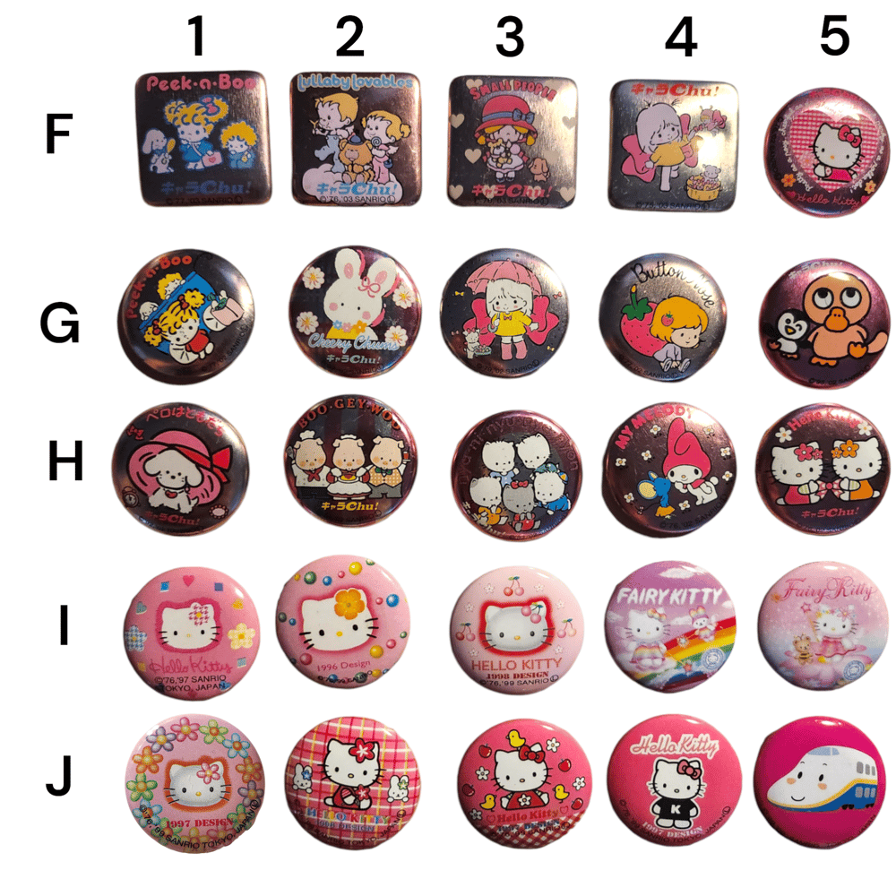 sanrio pins