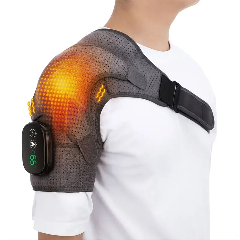 HeatWave Pro Heated Shoulder Massager – Soothing Heat for Muscle Relaxation