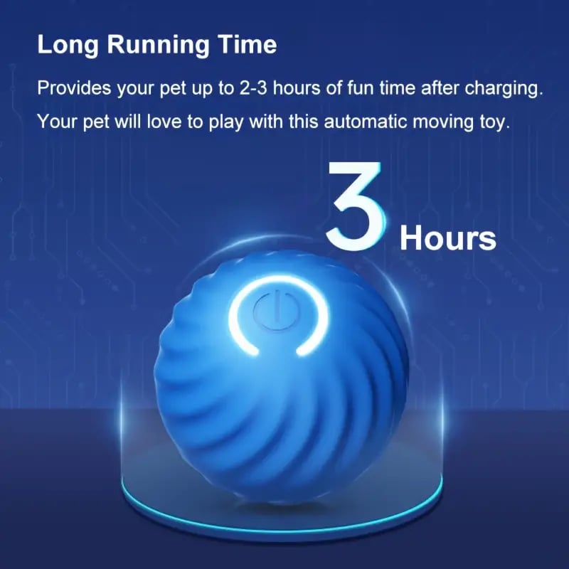 PawsPlay Smart Bouncing Ball - Interactive Pet Toy