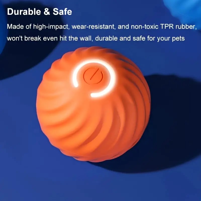 PawsPlay Smart Bouncing Ball - Interactive Pet Toy