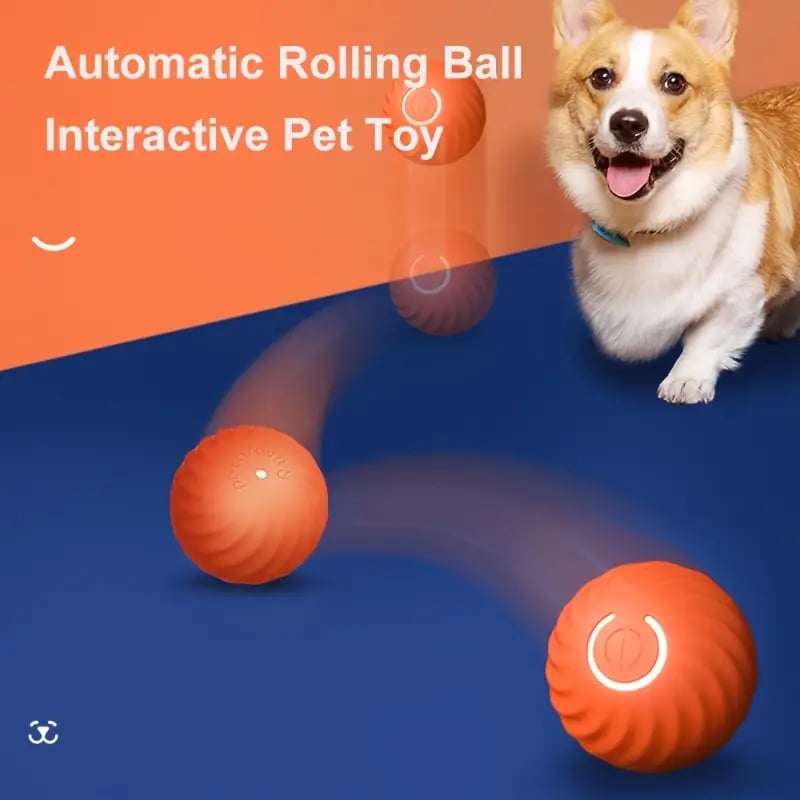 PawsPlay Smart Bouncing Ball - Interactive Pet Toy