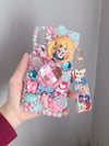 SAILORMOON PINK BLUE BLING PHONE CASE