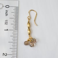 Image 3 of Simple Watermelon Tourmaline Earrings 14kt gold-filled