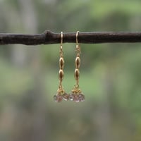 Image 5 of Simple Watermelon Tourmaline Earrings 14kt gold-filled