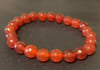 Faceted Carnelian Bracelet