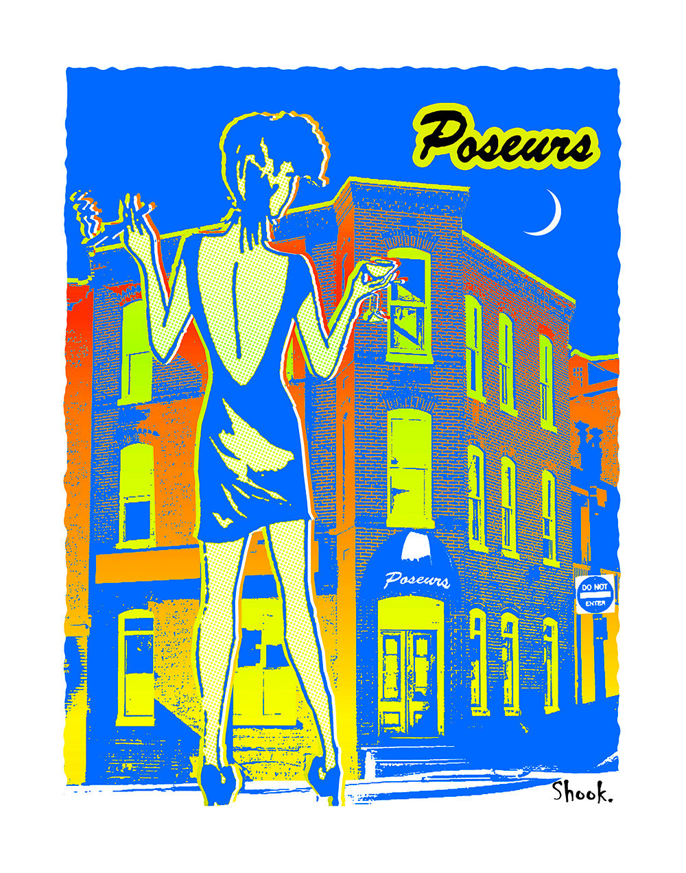 Poseurs Georgetown Art Print (Multi-size options)