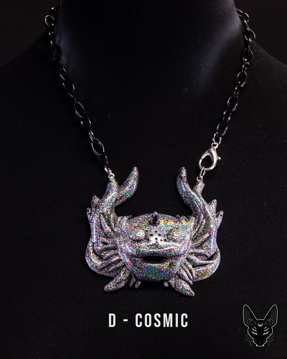 Holographic Axolotlcorn Necklace (5 color options)