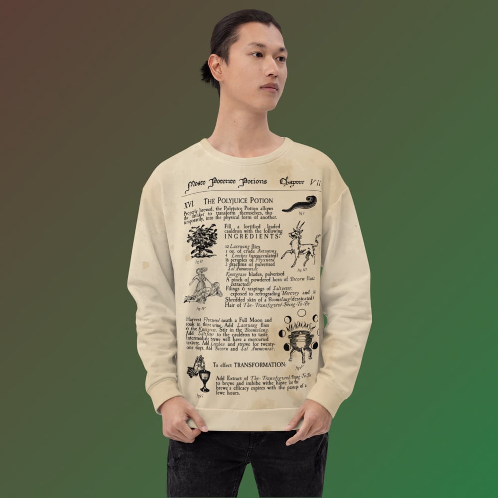 Image of Polyjuicin Recipe Sweatshirt