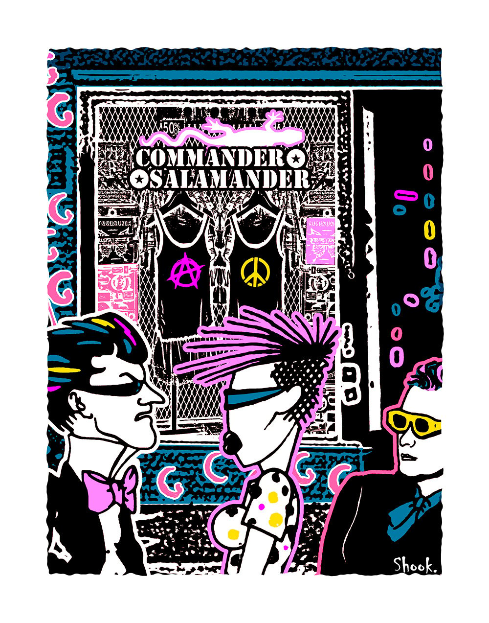 Commander Salamander DC Art Print (Multi-size options)