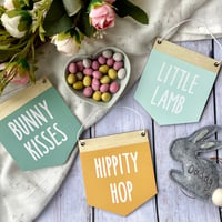 Image 1 of Easter Little Phrases Mini Pennant