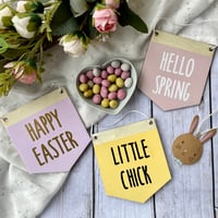 Image 4 of Easter Little Phrases Mini Pennant