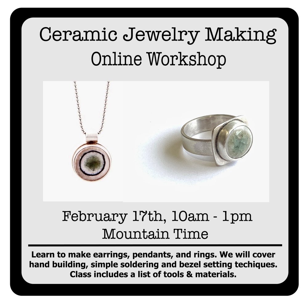 Image of "Ceramic Jewelry Making" Online Workshop