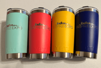 20 oz INSPIRE rambler YETI tumbler (with Tulsa Skyline)