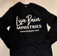 Lisa Bain Ministries Long Sleeve Black Shirt
