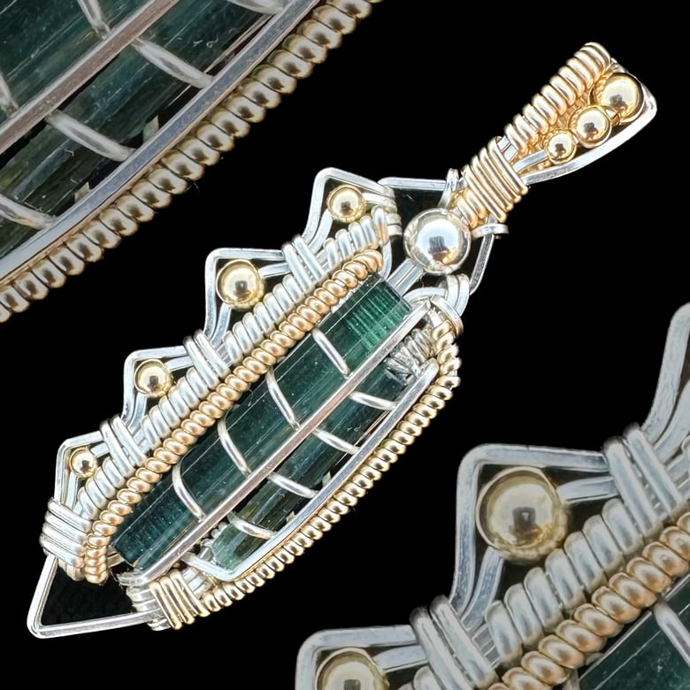 Image of Tourmaline Dagger Pendant