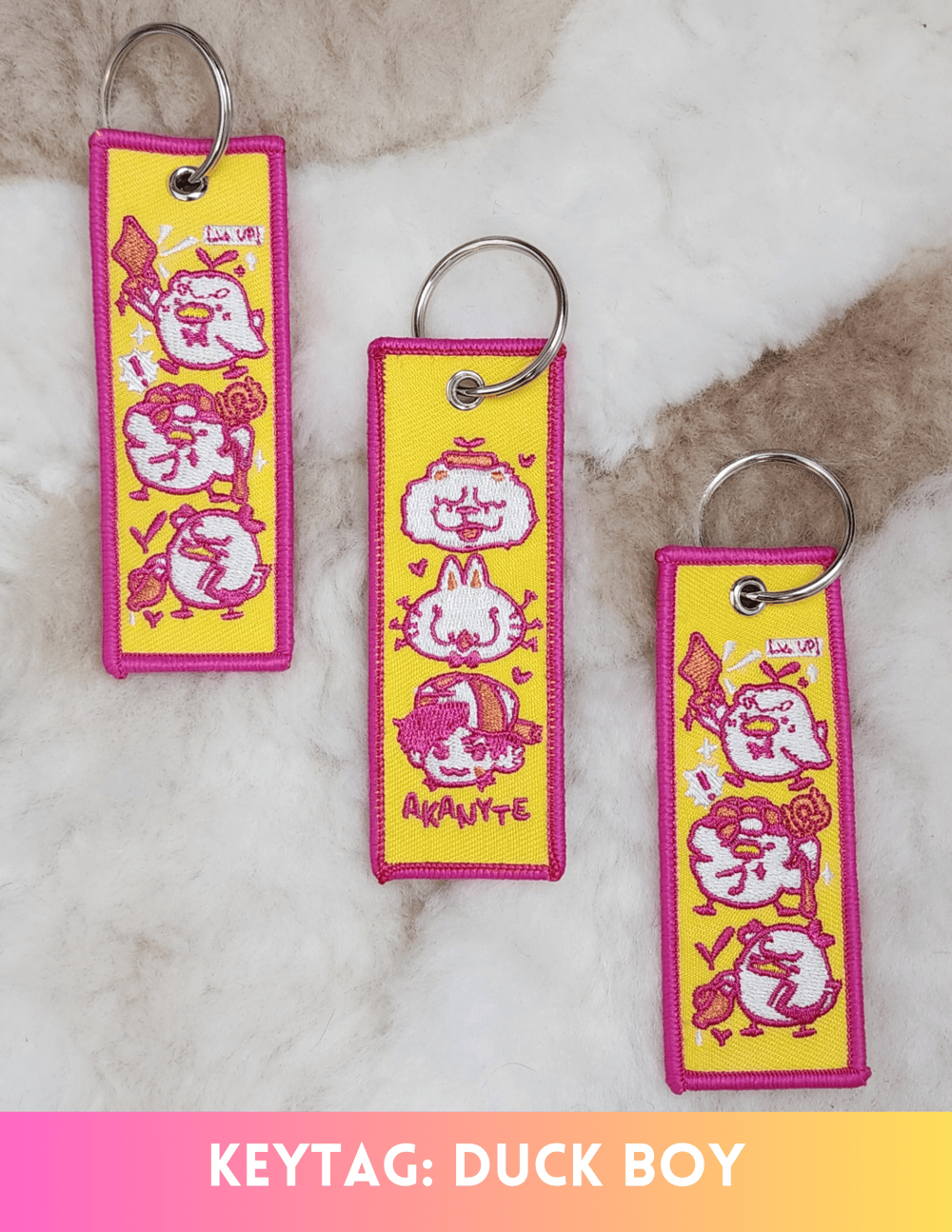 Image of Embroidered Keytags BATCH #2