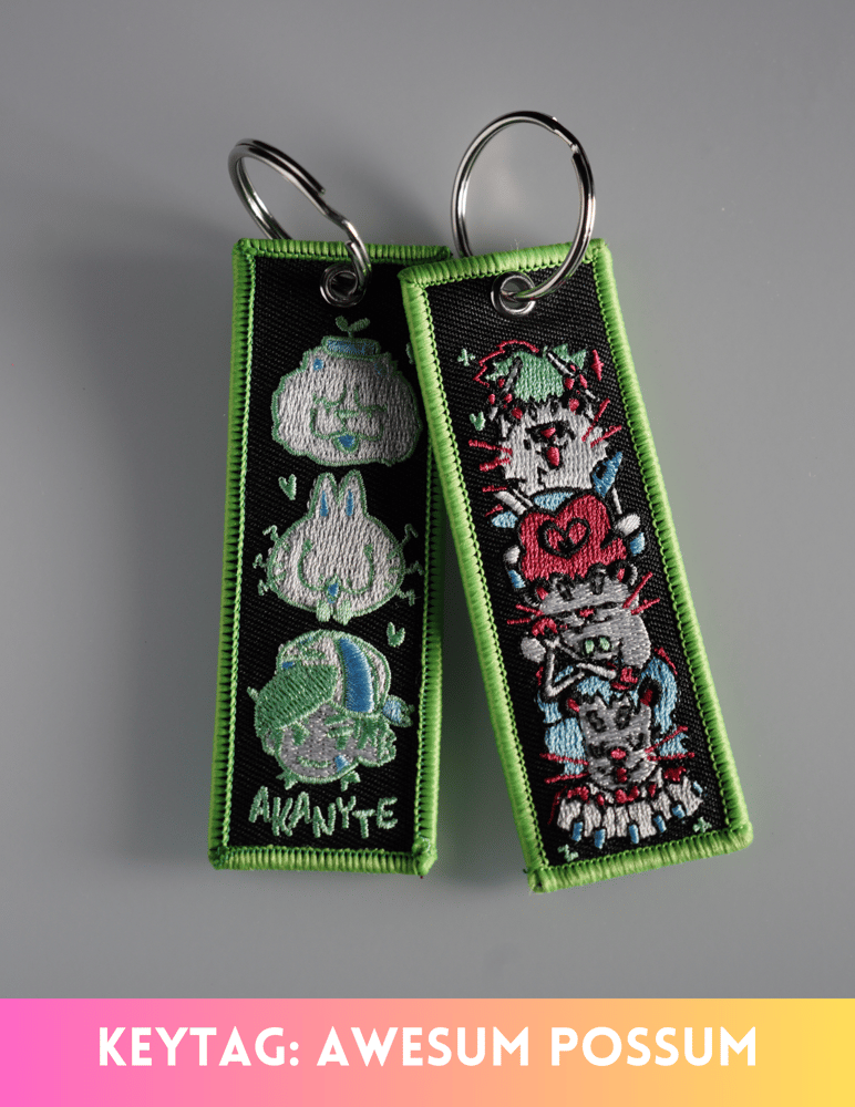 Image of Embroidered Keytags BATCH #3
