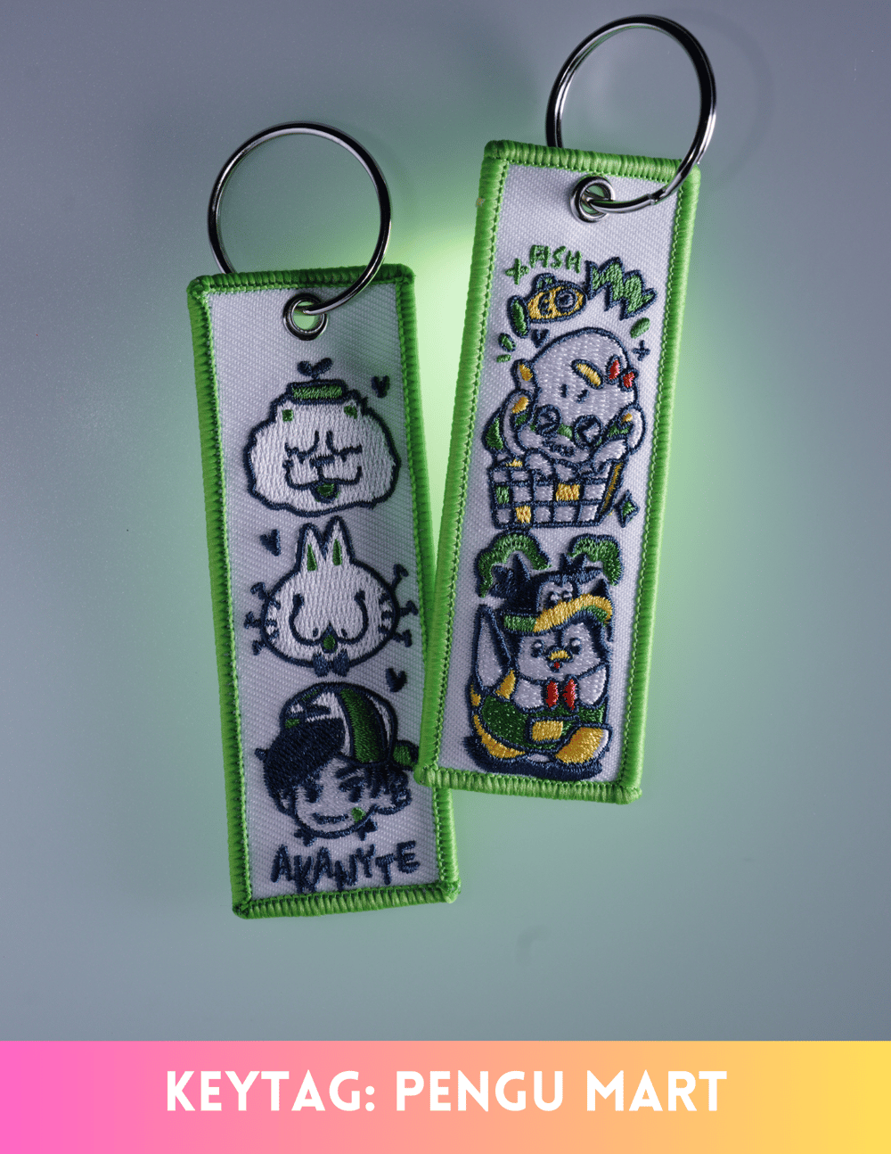 Image of Embroidered Keytags BATCH #3