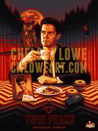 Image 5 of 18x24 silkscreen print - Twin Peaks AP