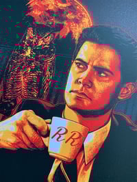 Image 2 of 18x24 silkscreen print - Twin Peaks AP