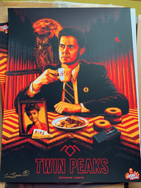 Image 1 of 18x24 silkscreen print - Twin Peaks AP
