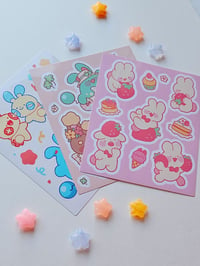 Image 3 of Strawbun Shortcake Sticker Sheet