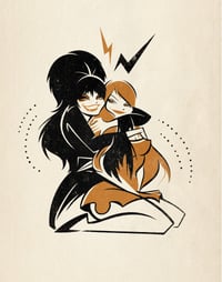 Elvira & Cassandra // 11 x 14 Print