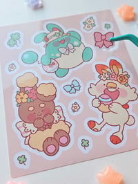 Image 2 of Spring Buns Sticker Sheet