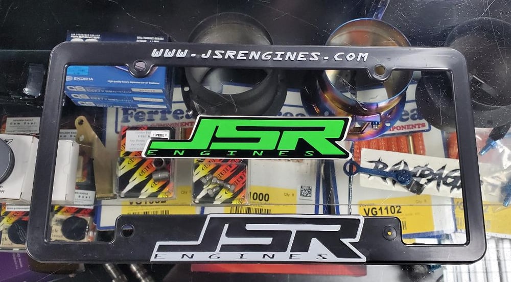Official JSR Engines License Plate