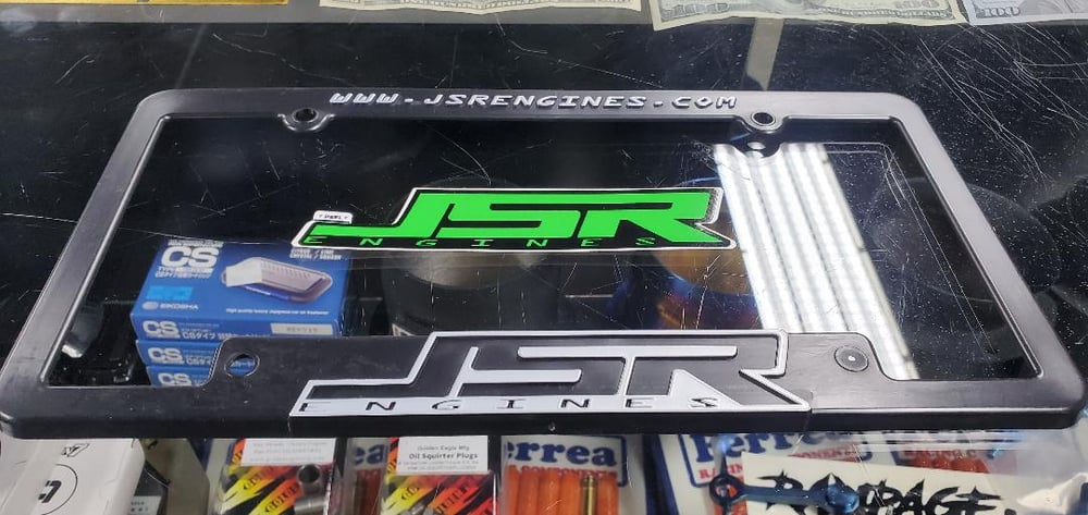 Official JSR Engines License Plate