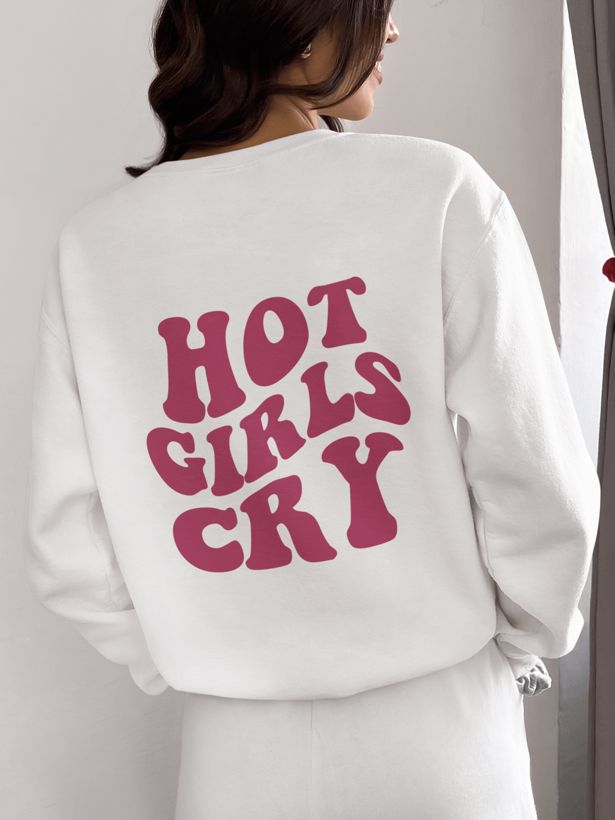 Girls Don`t Cry SWEAT CREW 80サイズ パープル Girls Don`t Cry SWEAT CREW 80サイズ パープル