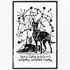 "Take Care Guiding Cosmic Hearts Home" Print
