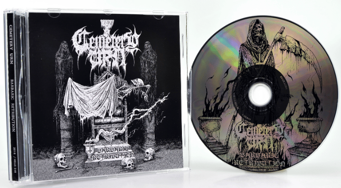 CEMETERY URN - BARBARIC RETRIBUTION CD