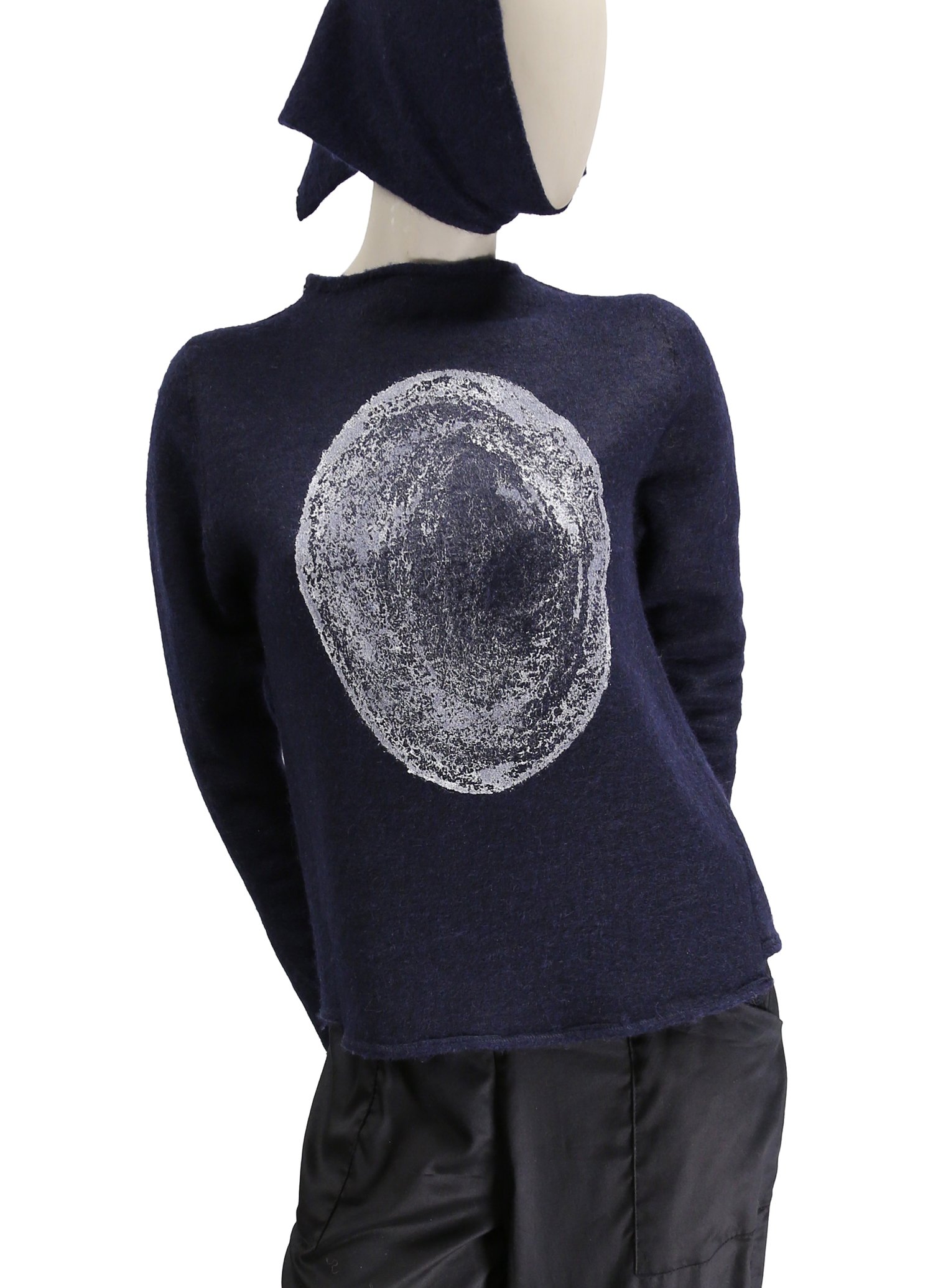 Image of REVERSIBLE FELT WOOL SWEATER, INTERIOR PAINT HHF024_05_020_090