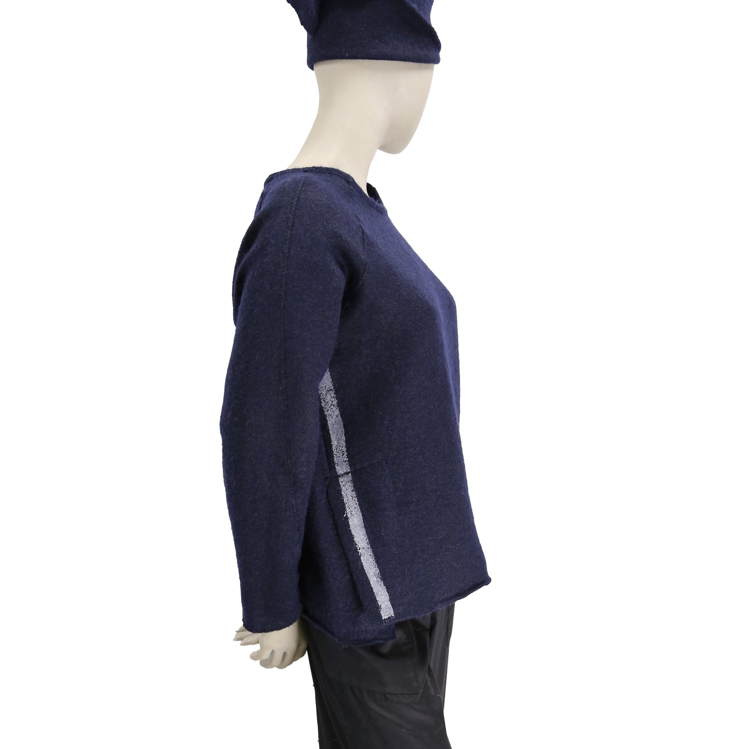 Image of REVERSIBLE FELT WOOL SWEATER, INTERIOR PAINT HHF024_01_020_094
